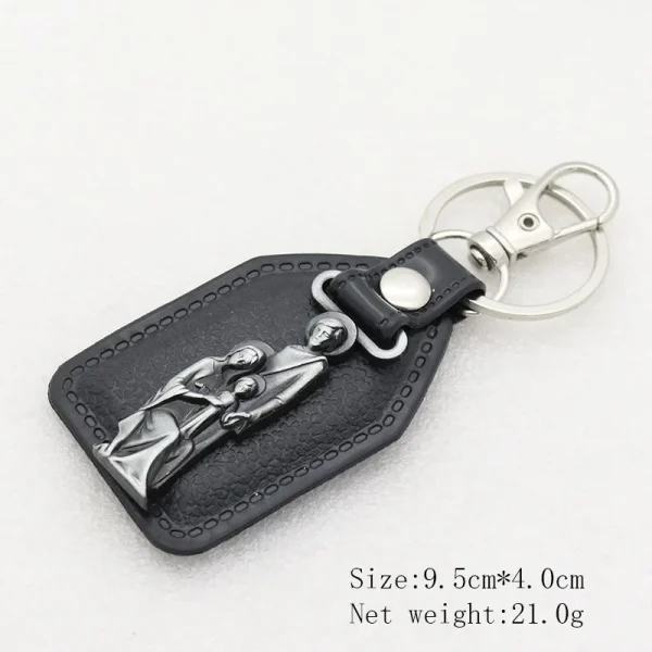 Wholesale Christian Keychain Catholic Church Holy Father Mother Jesus Promotional Keychains Accessory Custom Leather Orn