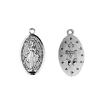 Catholic Wooden Fashion Virgin Mary Zinc Alloy Pendant with Charm Rosary Necklace Rosaries Jewelry Wholesale - Image 6