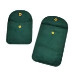 Square Velvet Metal Snap Jewelry Container Small Gift Bag Jewelry Packaging Accessories Storage Catholic Rosary Pouch - Image 5