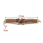 Archangel Michael St. Michael Multi-layer Woven Braceletretro Butterfly Infinity Symbol Bracelet - Image 2