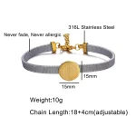 Wholesale 18K Gold Plated Stainless Steel St. Benedict Watch Bracelet Beaded Jewelry for Catholic Priests for Gift - Image 4