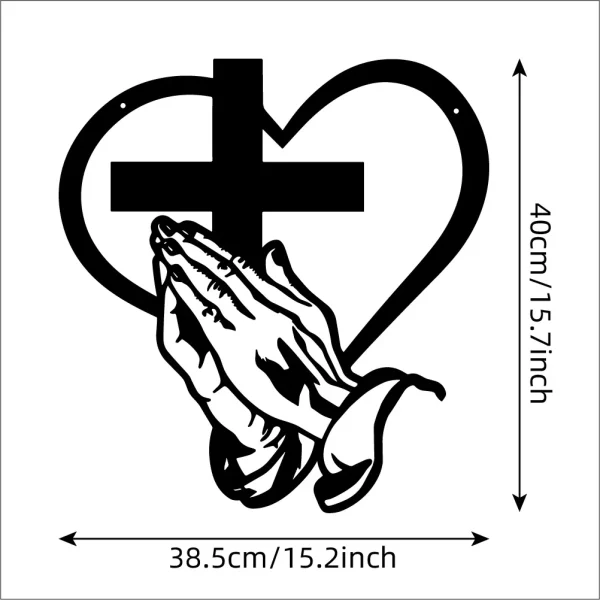 Christian Cross Art Craft Home Interior Living Room Wall Decoration Pendant for