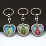 Wholesale and Retail Car Bag Metal Keychain Men's and Women's Picture Frame Keychain Jewelry Pendant - Image 3