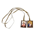 Catholic Scapular Vintage Medal Protector Holy Hanging Pendant Ornament Talisman Virgin Jesus Ornament Wholesale - Image 2