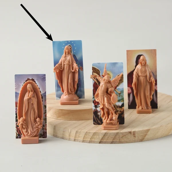 Mecrt Catholic Ornament Our Lady of Jesus Christian Icon Decoration Portrait Guadalupe Colorful Plastic Decoration