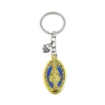 Retro Virgin Mary Keychain Pendant Our Lady of Aparecida Metal Crafts Alloy Nossa Senhora Aparecida Nossa Senhora Aparecida - Image 2