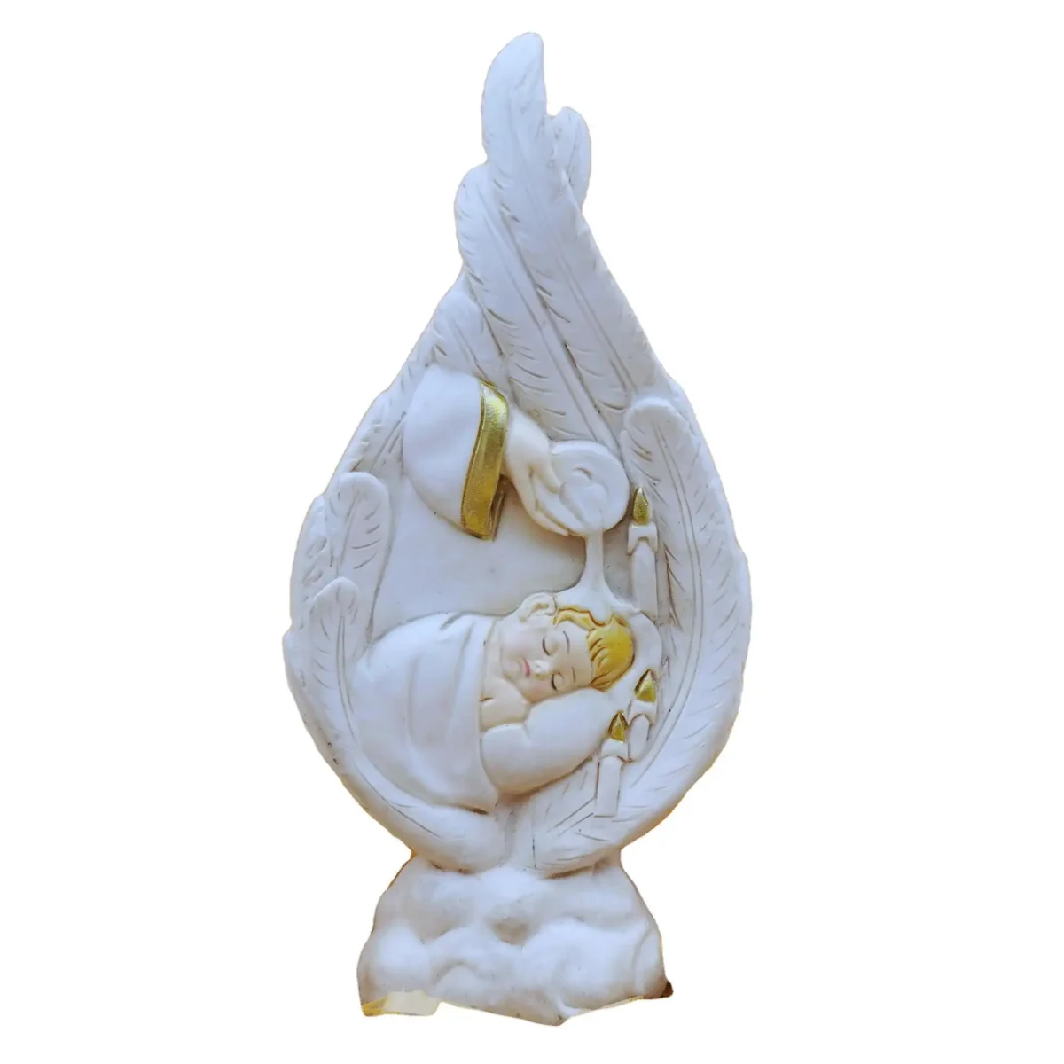 MecrtHoly Relics Virgin Mary, Son of Jesus Holy Heart Baptism Church Supplies Creative Resin Craft Decoration - Image 5