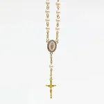 Mecrt Catholic Cross Rosary Bracelet 8mm Beads Rood Colorful Virgin Mary and Jesus Crucifix Ornaments for Wholesale - Image 4