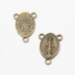 Religious Jewelry Accessories Rosary Junction Cross Connector Triquetra Centerpiece Crucifix Metal for Necklaces Making