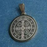 Stainless Steel St Benedict Medal Jesus Pendants for Women MenJewelry Medallion Catholic Exorcism Artifacts - Image 3