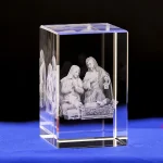 Creative 3D Crystal Carving Jesus Cross Transparent Crystal Crafts Home Crystal Ornaments 5*5*8cm Factory Wholesale - Image 4