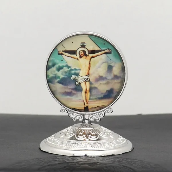 Christian Religion Decoration Alloy Angel Guadalupe Virgin Mary Catholic Jesus Heart Church Statue Home Decoration