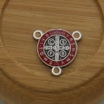 Three-hole Color Reversible Vintage Necklace Rosary Connector Accessories DIY Accessories for Catholic Churches - Image 6