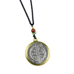 Christianity Alloy Pendant St. Benedict's Pendant in Nusia Catholic Religious Jewelry Church Easter Gift - Image 4