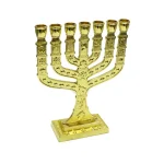 Iron Candle Holder Jewish Alloy Candle Holder Religious Seven Hole Candelabra Holy Grail RetroSeven-hole Candlestick Holy Grail - Image 4