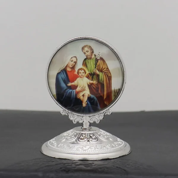 Christian Religion Decoration Alloy Angel Guadalupe Virgin Mary Catholic Jesus Heart Church Statue Home Decoration