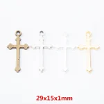 Catholicism Cross Charms Antique Bronze Tone Classic Design Charms Pendants DIY for Necklace Bracelet Jewelry Making - Image 4