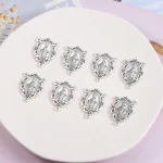 Alloy Virgin Mary Three Hole Connector DIY Necklace Rosary Jewelry Accessories - Image 4