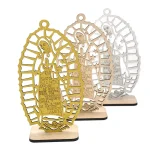 21cm Custom Religious Christian Guadalupe Laser Wooden Statue Crafts Gifts - Image 2