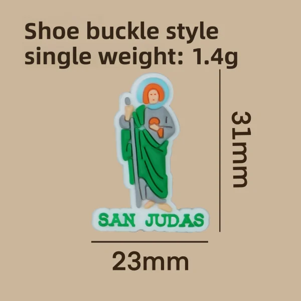 Cave Shoes PVC Soft Rubber Small Shoe Flower Buckle Beach Shoes Model 005 DIY Accessories