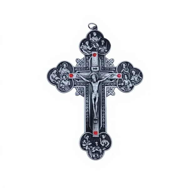 Mecrt 12*9cm Church Decoration Catholic Cross Jesus Christ Religion Crucifix Wall Cross Pendant Hanging Decorations Orna