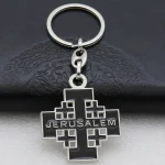 Jerusalem Metal Jewelry Pendant Accessories Car Keychain Key Chain Gift From the Catholic Church of the Cross - Image 6