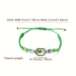 Catholic Bracelet Unisex Ins Niche Popular DIY Hand-Woven Red Rope Bracelets Fashion Bangles - Image 5