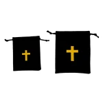 Catholicism Flannel Rosary Pouches Spiritual Prayer Bead case Pull-out Bundle Mouth Bag Christian Cross Bag Wholesale - Image 5