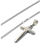Cross Titanium Steel Multi-Layer Large Necklace for Men Versatile Fashion Chains Hip-hop Style Stainless Steel - Image 6