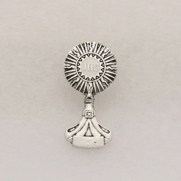 Metal Dove Brooch JHS Catholic Lapel Pin Medal Hat Collar Waist Pin Clothing Alloy