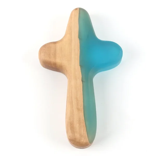 Mecrt Hand Olive Wood Cross Ornaments Italian Olive Wood Hand Cross