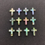 Natural Abalone Bone Coral Shell Cross-shaped Christian Catholicism Crosses 13*18mm Beaded DIY Jewelry Necklace Accessories - Image 3