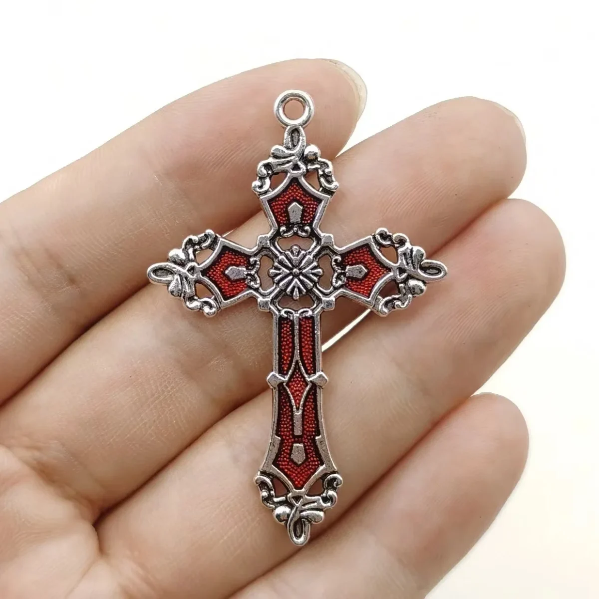 Catholic Religious Crucifix Pendant Cross Alloy Church Christ Crucifix Jesus Religious Jewelry Accessories - Image 2