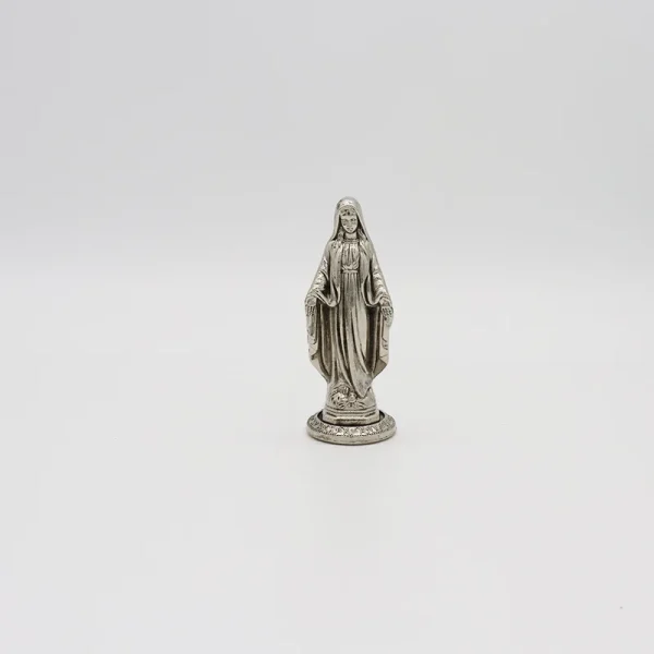 Catholic Statue Beckoning Ancient Green 3D Gold Metal Jewelry Ornaments Home Car Desktop Decorations Crafts Cross Figuri