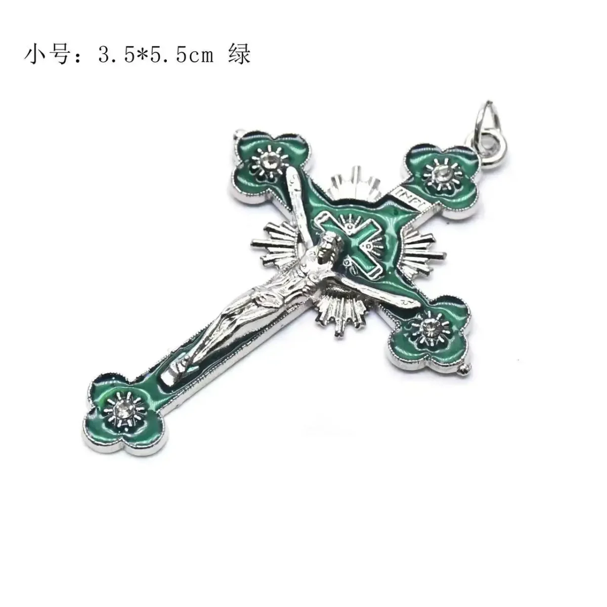 Factory Wholesale Catholic Christian Jesus Cross Necklace Jewelry Pendant Keychain Accessories Jewelry Crafts - Image 6