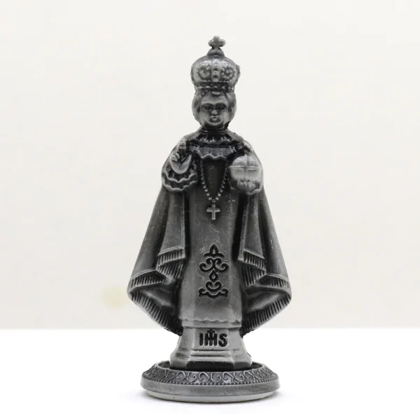 Catholic Statue Beckoning Ancient Green 3D Gold Metal Jewelry Ornaments Home Car Desktop Decorations Crafts Cross Figuri