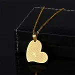 Mecrt Stainless Steel Little Angel Relief Medal Catholic Saint Benedict Fashion Pendant Golden Religious Belief Necklaces - Image 3