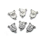 1.5*1.8cm Holy Family Cross Zinc Alloy Antique Silver Plated Religious Style Center Piece for Catholic Rosary Making - Image 5