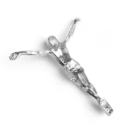 Mecrt Catholic Metal Jesus Corpus Figure Zinc Alloy Jesus Crucifix Parts with INRI for DIY Cross Ornament Wholesale - Image 2