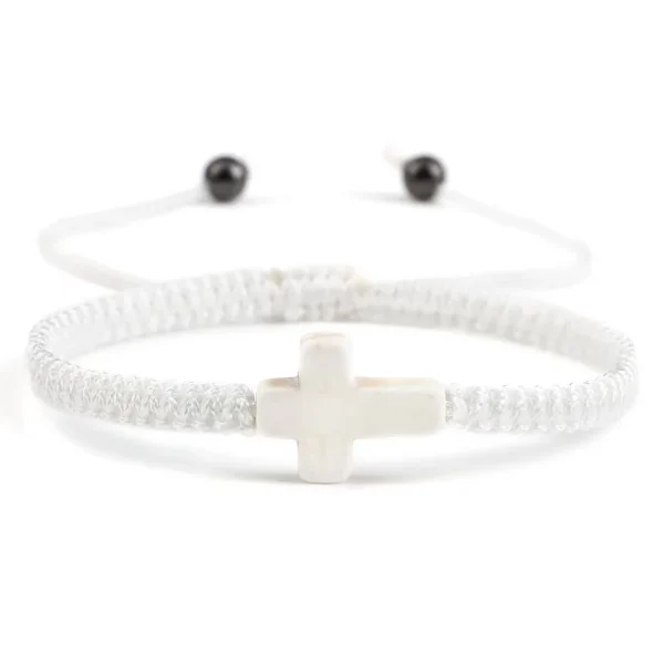Woven Adjustment Bracelet Fashionable Natural Stone Beaded Woven Turquoise Bracelet Wholesale