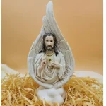 MecrtHoly Relics Virgin Mary, Son of Jesus Holy Heart Baptism Church Supplies Creative Resin Craft Decoration - Image 2