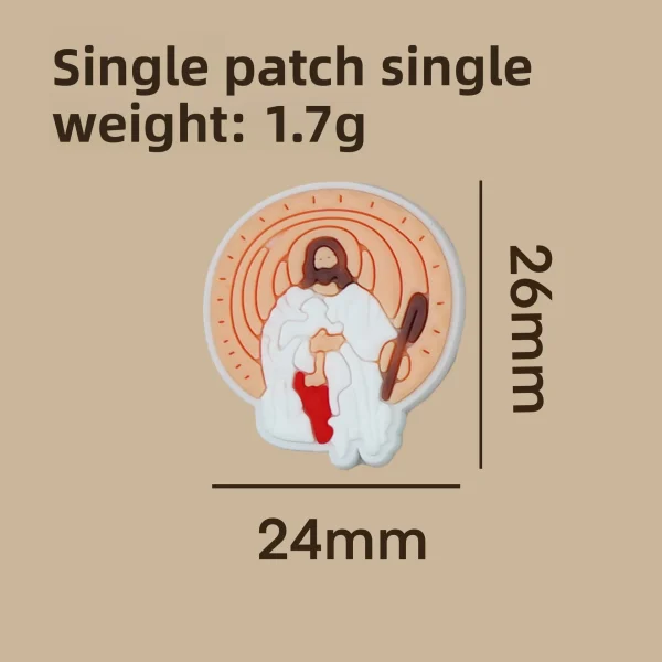 Cave Shoes PVC Soft Rubber Small Shoe Flower Buckle Beach Shoes Model 005 DIY Accessories