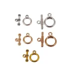 Manufacturer Accessories DIY Fashion Simple Round Gold Silver OT Buckle Necklace Bracelet Tail Buckle Accessories - Image 5