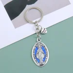 Retro Virgin Mary Keychain Pendant Our Lady of Aparecida Metal Crafts Alloy Nossa Senhora Aparecida Nossa Senhora Aparecida - Image 4