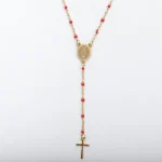 Catholic Rosary 18K Gold Vacuum Plated Stainless Steel Jewelry Christian Religious Totem Cross Necklace Church Gift - Image 6