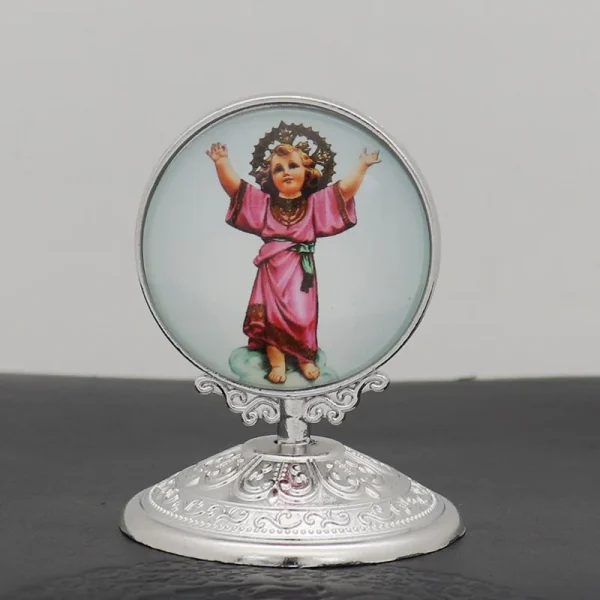 Christian Religion Decoration Alloy Angel Guadalupe Virgin Mary Catholic Jesus Heart Church Statue Home Decoration