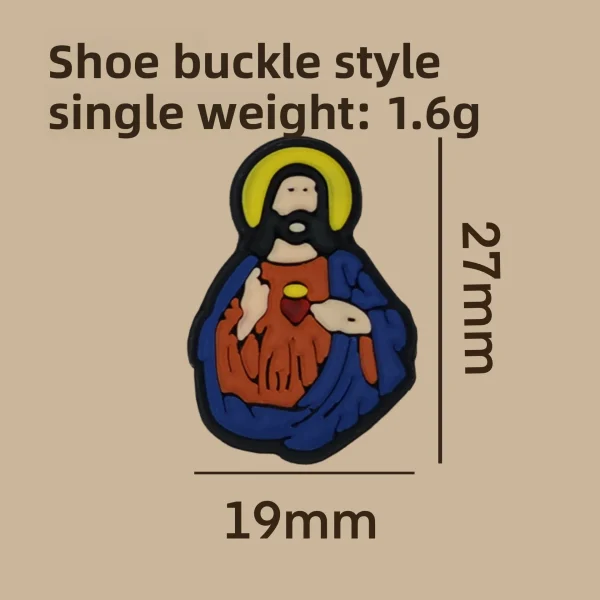 Cave Shoes PVC Soft Rubber Small Shoe Flower Buckle Beach Shoes Model 005 DIY Accessories