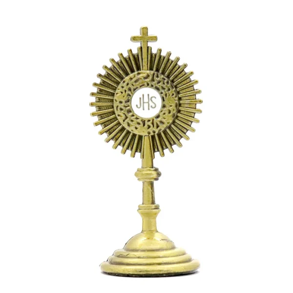 Wholesale Catholic and Christian Cross Ornaments Office Car Home Desktop Metal Crafts Decoration Jesus Hominum Salvator