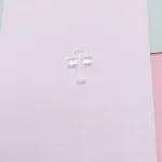 DIY Handmade Beaded Card Holder Decoration Materials White Pink 3D Cross Accessories Ins Style with Loose Acrylic Beads - Image 5