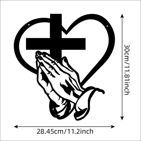 Christian Cross Art Craft Home Interior Living Room Wall Decoration Pendant for